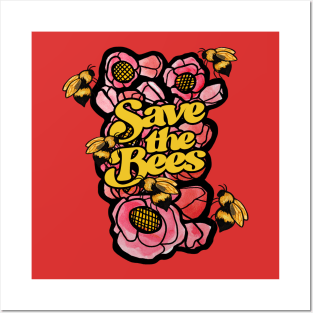 Save the bees Posters and Art